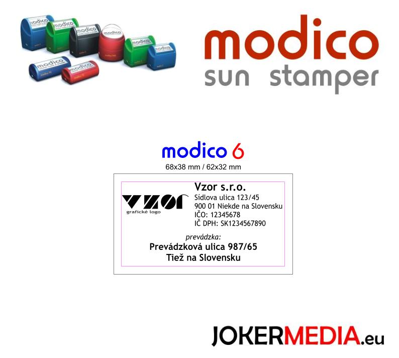 Pečiatka MODICO 6