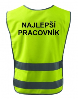 Bezpečnostá vesta NAJLEPŠÍ PRACOVNÍK